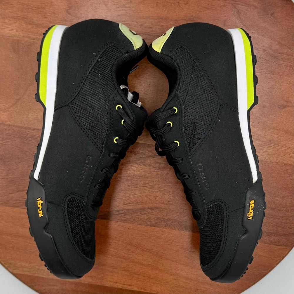Giro Petra VR Womens Cycling Shoes Black Wild Lime Vibram SPD EU 41 / US 9 - Picture 9 of 13